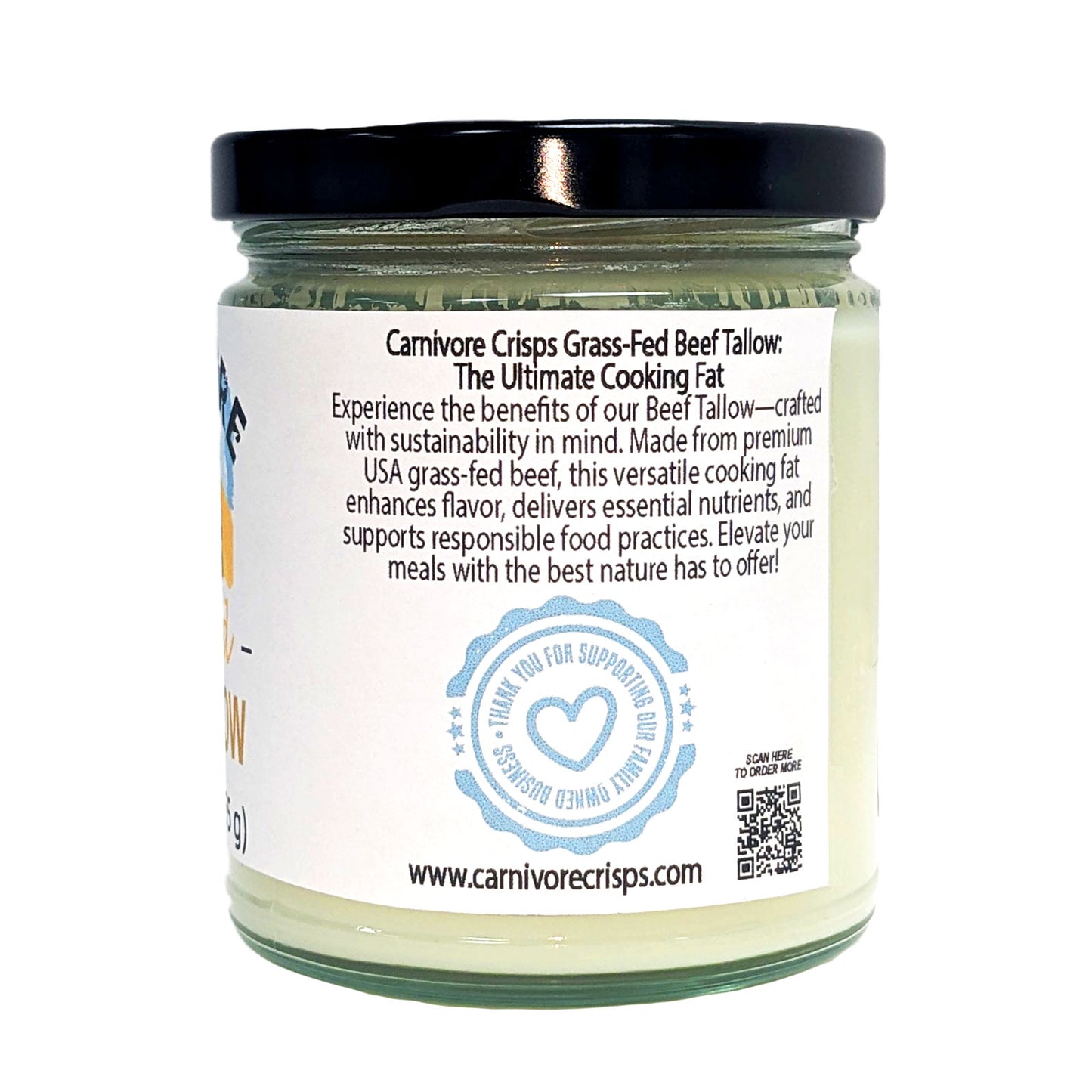 Carnivore Crisps Grass Fed Beef Tallow 9oz