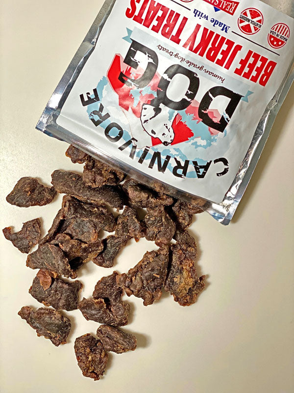 Carnivore DOG BEEF Jerky Treats 5oz