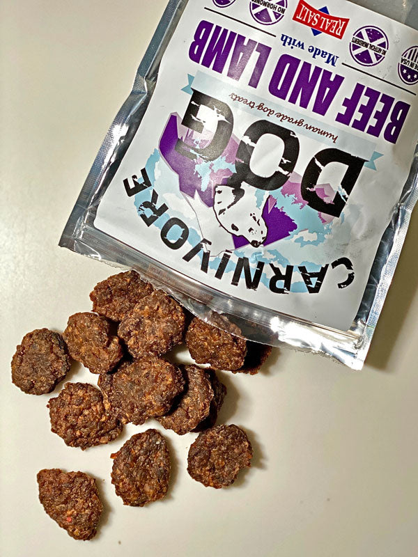 Carnivore DOG Beef and Lamb TREATS 5oz