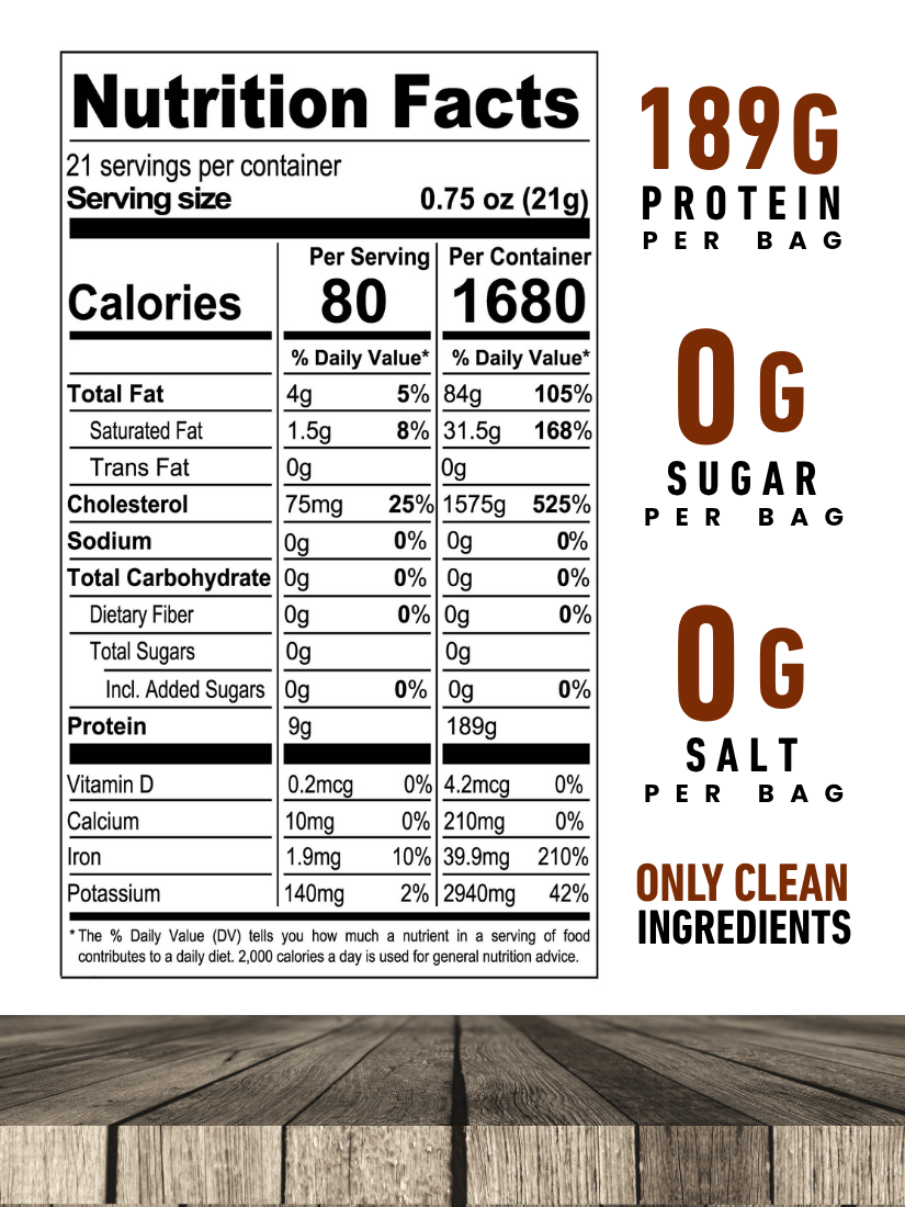 Carnivore Crisps No-Salt Beef & Organ Blend Flour 16 oz