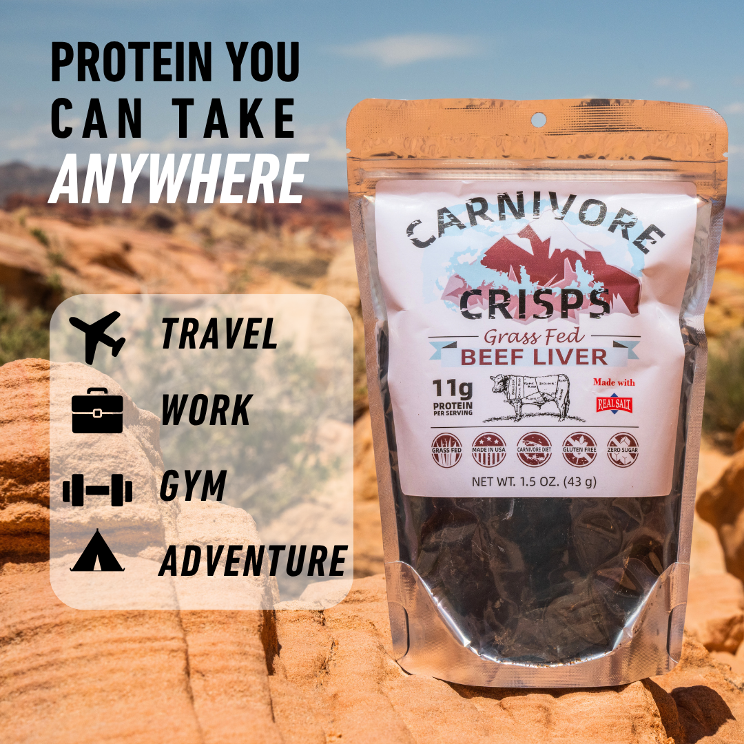 Carnivore Crisps Beef Liver