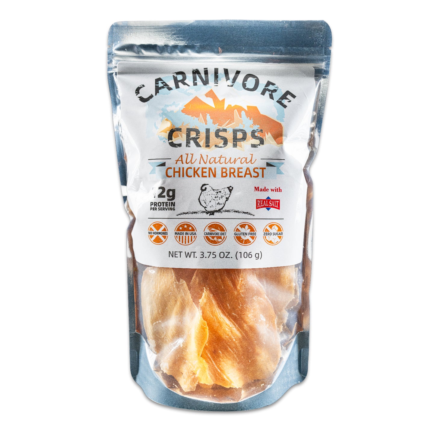 Carnivore Crisps Chicken Breast Crisps Bundle - 6 bags
