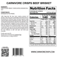 Carnivore Crisps Beef Brisket