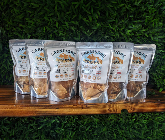 Carnivore Crisps Chicken Breast Crisps Bundle - 6 bags