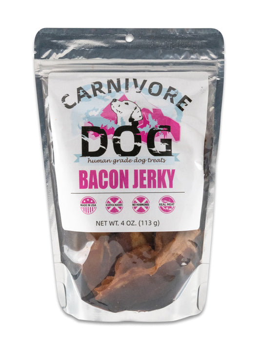 Carnivore DOG Bacon Jerky 4oz
