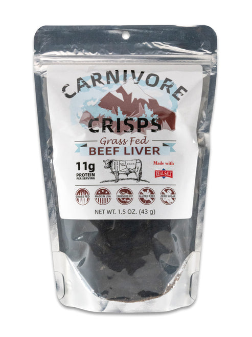 Carnivore Crisps Beef Liver