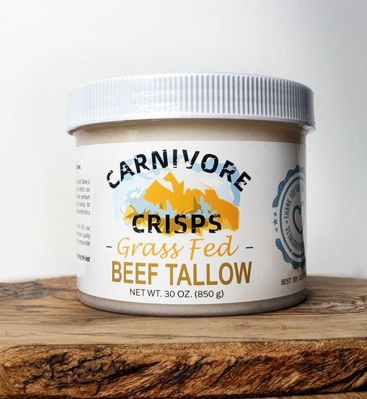 Carnivore Crisps Grass-Fed Beef Tallow 30 oz