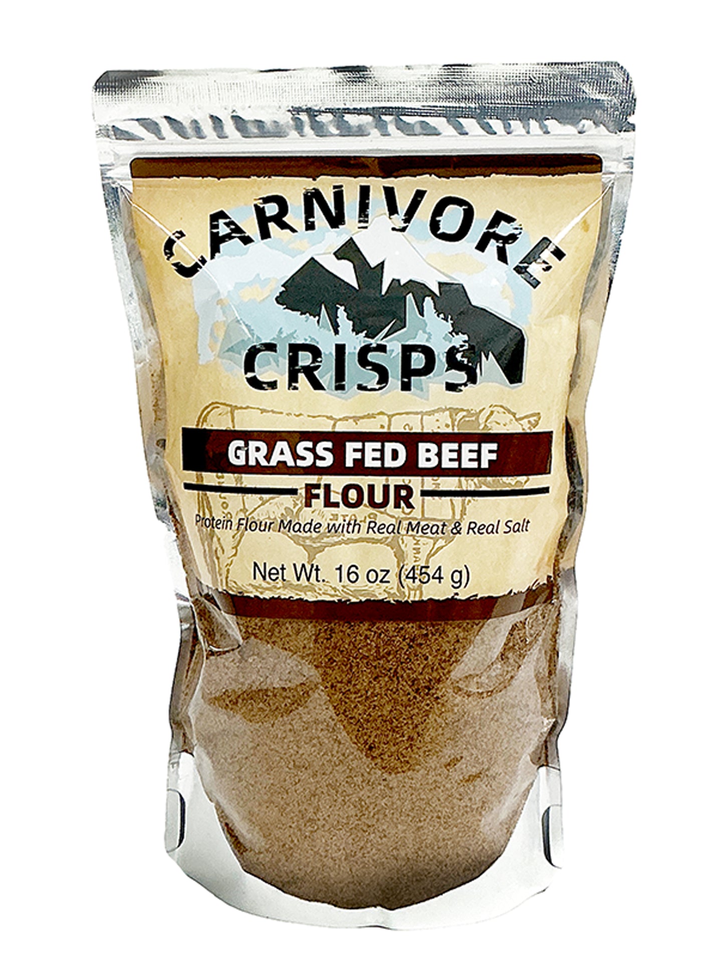 Carnivore Crisps Grass-Fed Beef Flour 16 oz