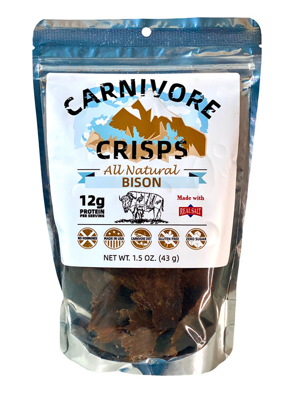 Carnivore Crisps Bison 1.5 oz