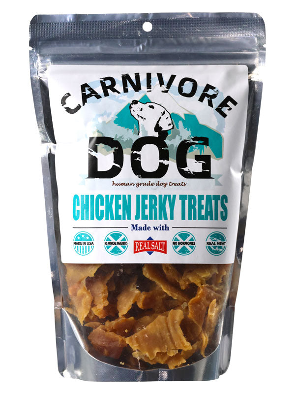 Carnivore DOG CHICKEN Jerky Treats 5oz Carnivore Crisps